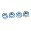 16PCS Rubber Sealed Ball Bearing Kit For Tamiya TT02 TT-02 TT02D TT-02D 1/10 RC Car Upgrades Parts Accessories