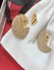 FashionTop Quality Drop Ohrringe mit runden Anhänger und allen Diamantschmuck für Frauen Hochzeit Ohrring Schmuckgeschenk PS6616A5533130
