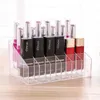 Lagringslådor 2024 Lipstick Box Acrylic Makeup Organizer Nail Polish Display Stand Holder Cosmetic #