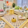 Alfombra retro ins -simple creative flores rústicas sala de estar moderna mesa de café manta de la casa del hogar del hogar alfombrillas