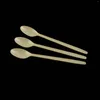 Disposable Flatware Long Handled Spoon Plastic 10-18Cm Grass Jelly Double Skin Milk Ice Soup Sundae