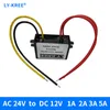 AC24V till DC12V Power Adapter AC till DC Stabiliserad spänningsmodul Steg-ned-modultransformator 1A 2A 3A 5A