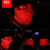 Dash podłogi podłogowe Lights Pasek Zapalniczka Adapter 9 LED 4 w 1 samochód wnętrza atmosfery Auto dekoracyjna lampa