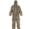 Scharfschützenjagd Kleidung 3D Camouflage Airsoft Ghillie Anzüge Männer Kid Military Tactical Shooting War Game Birdwatching Jacke Hosen