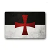 BADMATS DE KNIGHTS TEMPLAR Gedrukte vloer Tapijt Zadkamer Keukeningang 40x60 cm/50x80cm Niet-slip deurmat binnen Tapijten binnenshuis