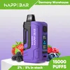 EU Warehouse Distributor Disposable Vape HAPP Bar 15000 Puffs E Cigarette Refillable Vaporizer