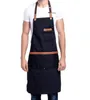 Cooking Canvas Kitchen Apron for Woman Men Chef Cafe Shop BBQ Aprons Baking Restaurant Pinafore Bib4946511