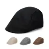 Bérets Coton et lin Beret Vintage Duckbill Hat Simple Thin Summer Forward