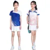 Childrens Tennis Uniform bedruckte Mädchen Heuchen Rock Atmungsaktives Tischtennis Training Uniform für Jungen Grundschüler Badminton Uniform Set Set