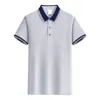 Anpassad poloskjorta Men Summer Mens Shorts Hylsa Kontrast Färg Business Clothes Luxury Tee Print 240402