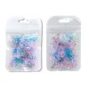 831e gemengde kleur decor hars set 3d kunstbenodigdheden bogen tip glitter acryl kunstdecoraties