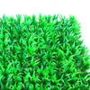 Dekorativa blommor 40x60 cm Artificial Green Grass Square Plastic Lawn Plant Home Wall Decoration Wedding Backdrop Party Flower