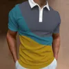 رجالي قميص قميص طباعة بسيطة الذكور ملابس الصيف غير الرسمي قصير الأكمام فضفاضة كبيرة الحجم من البلوز قميص 240402