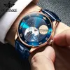 OUPINKE 3230 Hot selling Men's Casual Fashion Show Elegance Watch Star dial Watch Automatic Mechanical High Quality Waterproof Student Watch