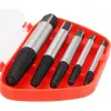 DIYWORK Broken Bolt Remover Convenience Screw Extractor Set 5 Pcs/set Drill Bit Set Practical Tools Damaged Screw Extractor