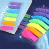 20*7pcs Fluoreszenz transparente Sticky Notes Memo Lesezeichen Banner Sticky Notes Sticker Index Marker School Office Schreibwaren