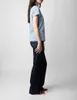 2024フランスのファッションブランドZV女性グラフィックTシャツ夏ローズカー3Dデジタルプリント半袖丸ネックコットンカジュアルティートップフェムメビンテージカジュアルストリート