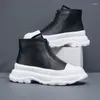 Casual Shoes Men's Autumn High-tops Platform Boots Designer Fashion