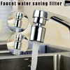 Universal Kitchen Brass 360° Rotatable Splash Filter Faucet Nozzle Mechanical Arm Bathroom Faucet Expander Adapter Foam Nozzle