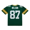 Gestikte voetbalshirts 87 Jordy Nelson 2010 Mesh Legacy Retro Classics Jersey Men Women Youth S-6XL