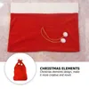 Presentförpackning 1 st julsäckar klass påsar inpackning påsar tyg stråsträng 70x50 cm