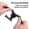 Motorcycle Helmet Chin Camera Mount Kit Self-adhesive Design Camera Stabilizer Bracket Bicycle Sports Cam Accessories