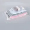 Opbergzakken 10 stks Zelfafdichtingzak Frosted ritssluiting Waterdichte verpakkingsorganisator Portable Travel herbruikbaar