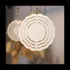 Bowls 10Pcs 3 Inch Sublimation Wind Spinner Blanks 3D Spinners Hanging For Indoor Outdoor Garden Decoration