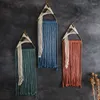 Wandteppiche handgewebte Farbe Makramee Pflanzenhalter Wand Hanging Ornament Bohemian Basteldekoration Wunderschöner Wandteppich für Heimschlafzimmerdekoration