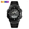 Нарученные часы Skmei 1370 Luxury Full Steel Business Водонепроницаемые часы Relogio Masculino Men Fashion Sport Quartz Clock Watch Watch