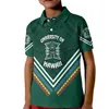 Samoa Kid Polo Shirt Happy Independence Day Samoan Red Pattern Summer Summer Camiseta con estampado 3D Camisetas para niños Camas