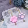 New Drip Resin Mold Single Frosted Cat Claw Silicone Mould DIY Handmade Jewelry Keychain Cute Cat Claw Silicone Mold Wholesale