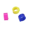 Outros pássaros suprimentos de pássaros 150pcs Rings de 8 mm de faixas de perna de clipe Chicks Duck Bantam aves de capoeira