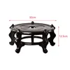 Decoratieve platen Chinese viskomer Display Stand houten plantenbloempot Base binnen