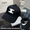 Chapeau de concepteur de luxe CIINES CAP BASEALL BROIDED DENIM DENIM MENS ET FEMMES SPORTS ET LOISIRES POLUDEMENTS SORN VISOR SORT RETRO Classic Driver's Hat