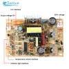 AC 220V a DC 12V Módulo de alimentação de comutação Módulo de água Dispensador de água semicondutor Substituição de peças da fonte de alimentação da fonte de alimentação de chip