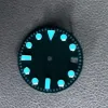 28,5 mm Dial Fit Seiko NH35 ETA 2824 Bewegungsteile C3 Luminous Single Lens REFITTEM MOD SKX007 U -Boot Daytona Hüllen