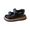 Sandalen Kinderschoenen Summer Childrens Sandals Men 3-6-12 jaar oude paren van Velcro Girls Roman Beach Mens H240411