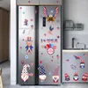 Adesivi per finestre 9pcs/pacchetto festaiolo indipendente American Day Colorful Pvc Door Home Decorazioni