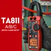 TASI HT208A/B/C Professional Clamp Meter Multimeter 600V 600A AC DC True RMS Amperimetrica Capacitance Digital Clamp Tester