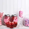 Lagringsflaskor 10st Portable Flower Tea Canisters -Design Jars Tinplate Löst pulverlådor