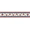 Stripe and Star Independence Day Linen Table Runners Party Decorations 4th of July Dining Table Runners Kitchen Table Decor