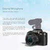 Saneen 4K digitale camera met 64MP, wifi, touchscreen, flash, 32 GB SD -kaart, lensomslag, 3000 mAh batterij - perfect voor fotografie, youtube en bloggen