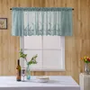 Кухонные окна 1 панель короткая прозрачная вуали