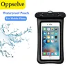 Toser de teléfono celular impermeable Case de bolsas secas para iPhone Samsung Xiaomi Huawei Buceo flotante Natación Clara de teléfono submarino