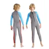 Abito per immersioni in neoprene per bambini Swim Wear for Kids Dive Sail Maniche lunghe mantieni la muta di nuoto calde 2,5 mm