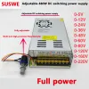 480W Switch Alimentation 0-5-12-24-26-48-60-80-120-160-220V Réglable DC réglementé