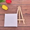 1 Set mini -blanco canvas voor het schilderen van acrylverf met kwaliteitsse Easel Art Supplies for Painting Artist Stationery Kids Gifts