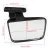 Back-up spiegel flexibele aanpassing omkeren spiegel vouwzijde spiegels voor golfkarren clubauto voor Yamaha Ezgo Zone Carts