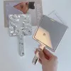 Tragbarer Handheld Mirror INS Make -up -Spiegel Geschenke für Freunde Kosmetische Spiegelraum Acseories Espejos Dekorativos